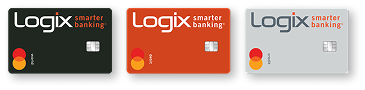 Logix Smart Banking World, Debit, and credit Mastercard's